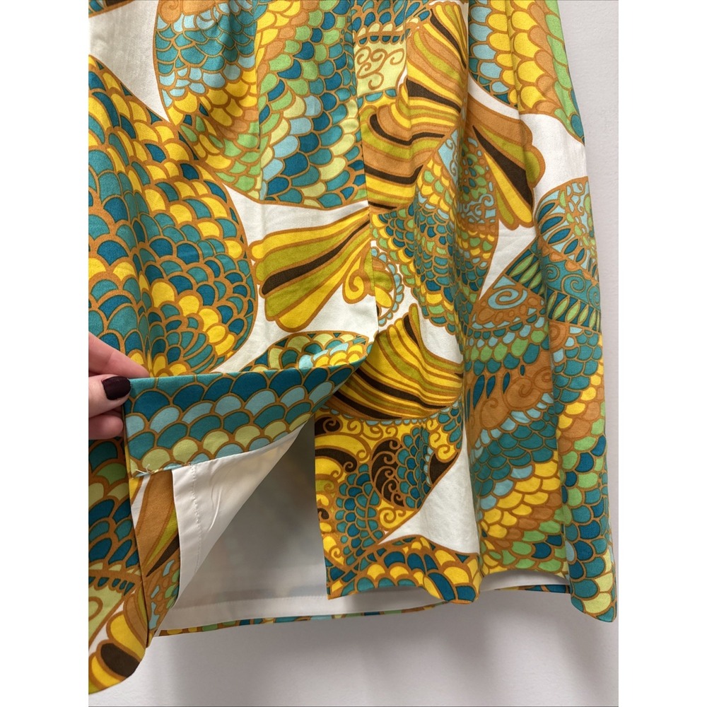 Trina Turk Cora Pisces Strapless Dress Banana Republic collab pop art floral 4P - Picture 7 of 12